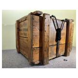Antique German Jacob Petty Wooden Crate