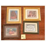 Collection of 4 Pittsburgh Prints