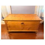 Antique Pine Dovetail Blanket Chest