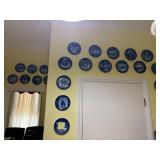 Royal Copenhagen Christmas Plates, Set of 24