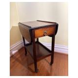 20th C G. Smerdon & Sons English Oak Tea Cart