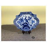 Bird of Paradise Delf Blue Plate