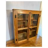 Antique Primitive Farmhouse 2-Door Cabinet
