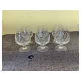 6 Waterford Lismore Brandy Balloon 17 Oz