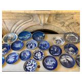 Collection of Blue & White Ceramic Plates