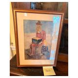 Pable Picasso Hurdy-Gurdy Player & Young Harlequin
