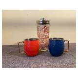 Vintage Irwinware Shaker & Fiesta Mule Mugs