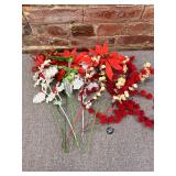 Artificial Christmas Floral Decor