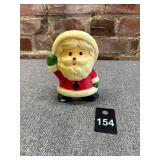 Vintage Molded Santa Candle