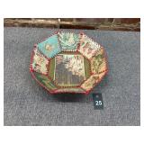 Handmade Christmas Platter Postcard Bowl