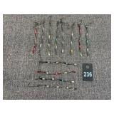 Collection of Vintage Twisted Aluminum Icicles