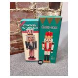 2 Wooden Nutcrackers