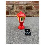 Vintage Figural Lantern Lamp Post Candle
