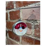 Mercury Glass Diorama  Christmas Ornament
