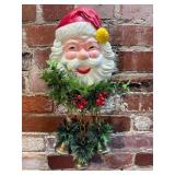 Mid-Century Santa Claus Wall Hanging
