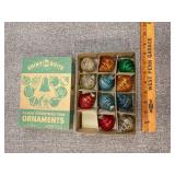 Box of Shiny Brite Ribbed Ornaments