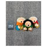 3 Felt Trio Choir Singers