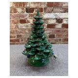 1976 2 Pc Ceramic Christmas Tree