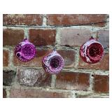 Molded Plastic Dimple Reflector Ornaments