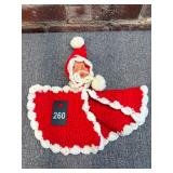 Rubber Face Crocheted Santa