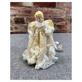 Vintage Christmas Malco Lighted Angel Tree Topper