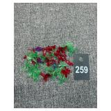 Plastic Holly Leaf & Berry Replacement Bulbs