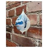 Italian Hand Painted Glass Ornament