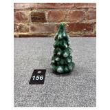 Vintage Molded Christmas Tree Candle