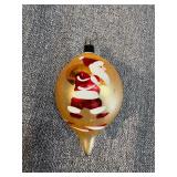 Hand Painted Mercury Glass Ornament, Poland