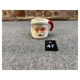 Vintage Ceramic Santa Mug