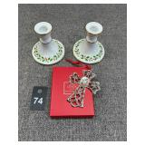 Gerold Porzellan Bavarian Candle Sticks & Lenox
