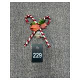 Double Candy Cane Ornament