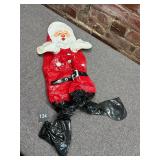 Vintage Inflatable Vinyl Santa