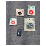 4 New Old Stock Ornament Hangers