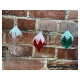 1980s/90s Frosted Ornaments