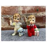 2 Ceramic Christmas Boys, Japan
