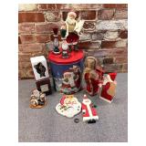 Assortment of Santa Decor