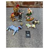 Hand Painted Christmas Ornaments, Horses & Deer