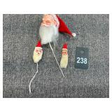 3 Santa Heads