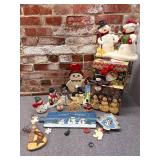 Assortment of Snowmen Decor
