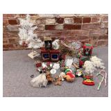 Assortment of Christmas Ornaments & Decor