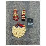 3 Handmade Clay Ornaments