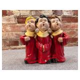 Vintage Ceramic Caroler Trio Christmas