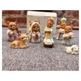Homco Ceramic Bear Nativity