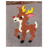 Melted Plastic Popcorn Reindeer