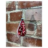West Germany Hand Painted Mercury Glass Ornament