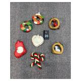 Hand Painted Ceramic Christmas Ornaments