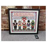 Vintage Christmas Cross Stitch Sampler