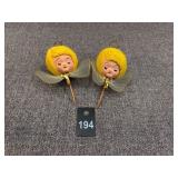 2 1960s Angel Head Picks