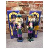 2 Wooden Nutcrackers